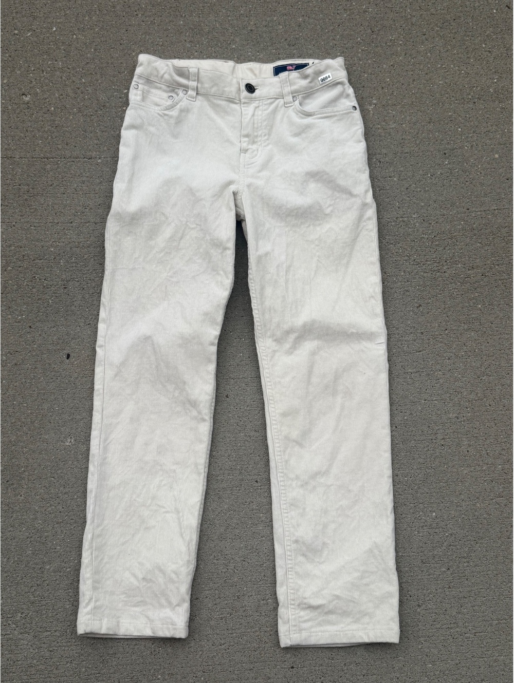 Vineyard Vines girls White Corduroy Pants Size 12